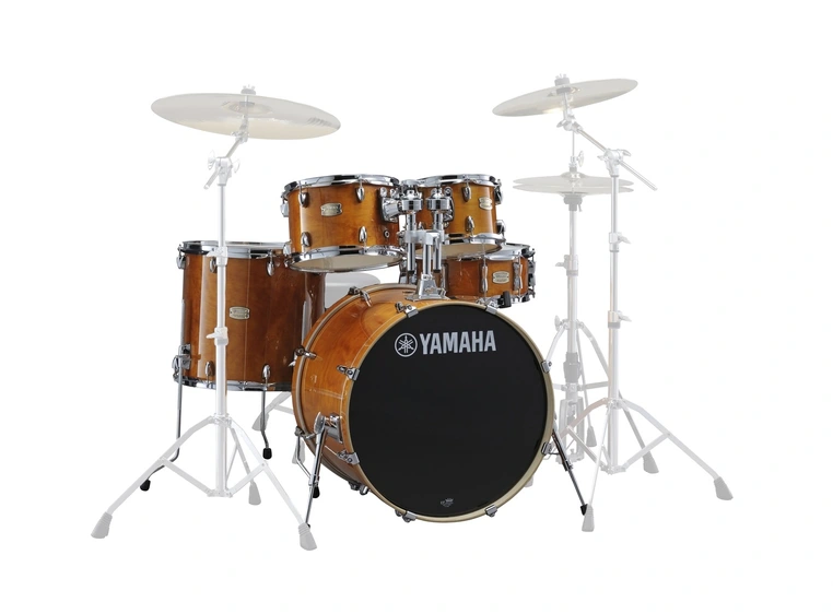Yamaha Stage Custom Birch SBP0F5 Honey Amber - 5 trommer (Shellpack) 